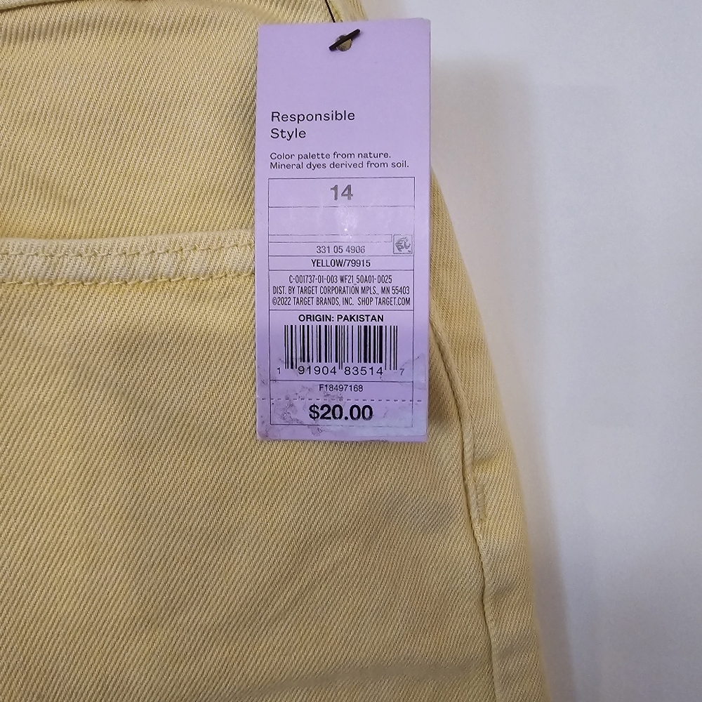 #446 Wild fable women's highest rise Bermuda jeans shorts - Picture 3 of 8